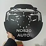 BMW İsimli Işıklı Dekoratif Duvar Saati