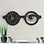 Optikçilere Özel Gözlük Tasarımlı Modern Optik Duvar Saati