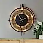 Sonoma Çember Tasarımlı LED Işıklı Modern Şık Ev Duvar Saati - Görsel 2