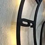 Erkek Berberi Temalı Işıklı Duvar Saati