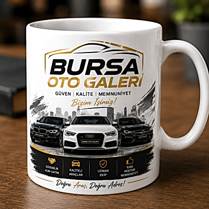 Kişiye özel baskılı seramik kupa bardak