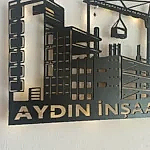 İnşaat firmalarına özel isimli LED ışıklı dekoratif MDF duvar tablosu